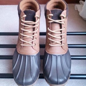 SPERRY Men Brewster19273  Waterproof Leather Duck Boots - New - NWOB